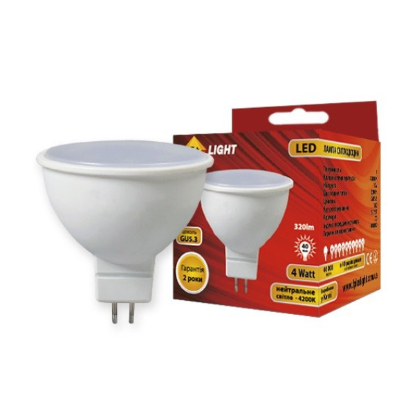 Светодиодная лампа MR16 4W 4200K 230V IC №1
