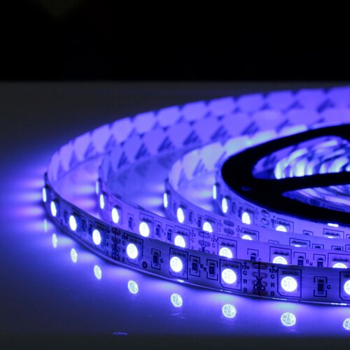Світлодіодна стрічка OEM ST-12-5050-60-RGB-20, негерметична, 1м №6