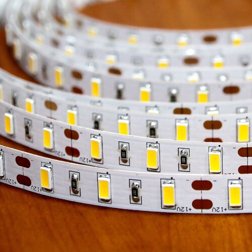 Світлодіодна стрічка OEM ST-12-5630-60-WW-20-V2 тепла біла, негерметична, 1м №2