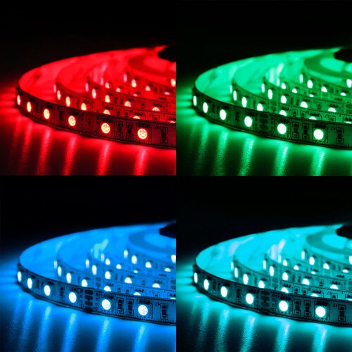 Світлодіодна стрічка BIOM Professional BPS-G3-12-5050-60-RGB-20, негерметична, 1м №3