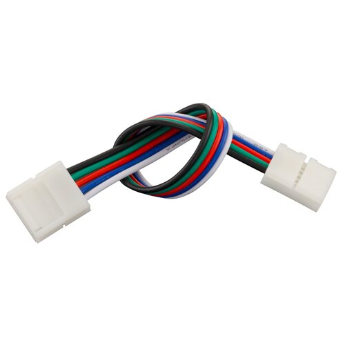 Конектор для світлодіодних стрічок OEM SC-22-SW-15-5 10mm RGBW 2joints wire (дріт-2 затискач) №1