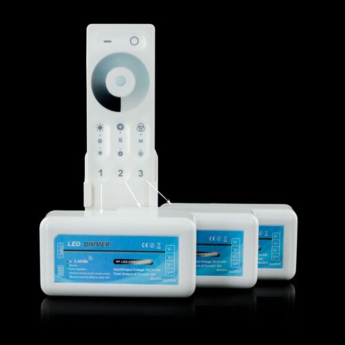 Пульт д/к OEM D-REM-2.4G-Touch-3-zone для димера №4