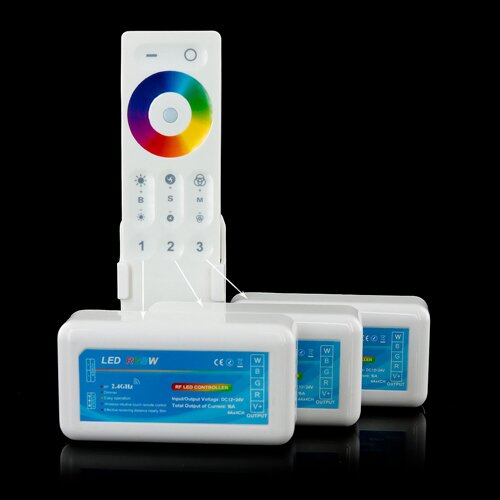 Пульт д/к OEM C-REM-2.4g-Touch-3 zone для контроллера RGBW №4