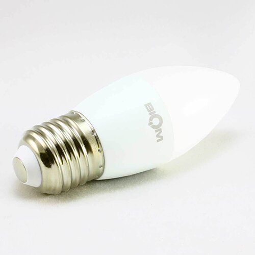 Свiтлодiодна лампа Biom BT-568 C37 7W E27 4500К матова №2