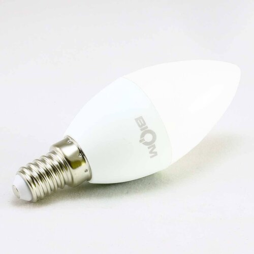Свiтлодiодна лампа Biom BT-570 C37 7W E14 4500К матова №2