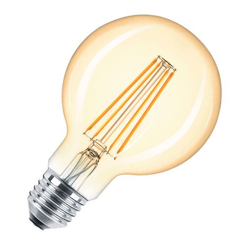 Світлодіодна лампа Biom FL-420 G-95 8W E27 2350K Amber №1