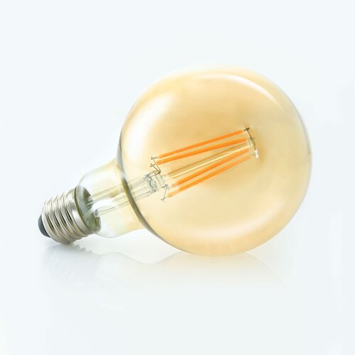 Світлодіодна лампа Biom FL-420 G-95 8W E27 2350K Amber №2