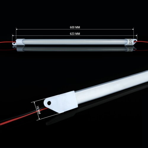 Світлодіодна лінійка OEM LB-060-9-4-220 9Вт 4500К 600mm AC 220 IP20 матова №3
