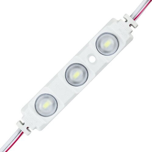 Світлодіодний модуль BRT XG19 5630-3 led W 1,5W 6500K, 12В, IP65 білий з лінзою напівсфера №1