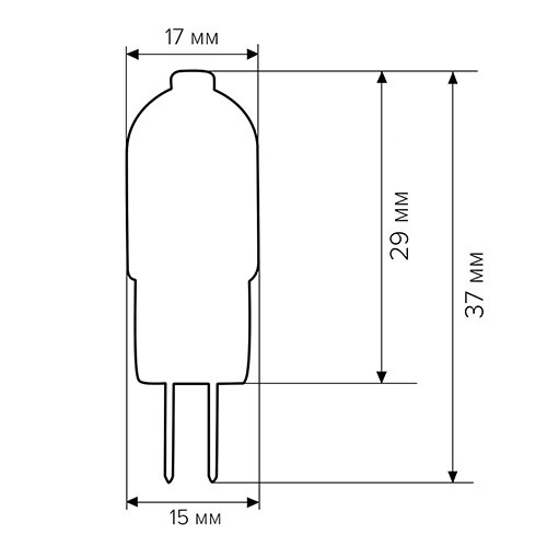 Світлодіодна лампа Biom G4 2W 2835 PC 4500K AC/DC12 №4