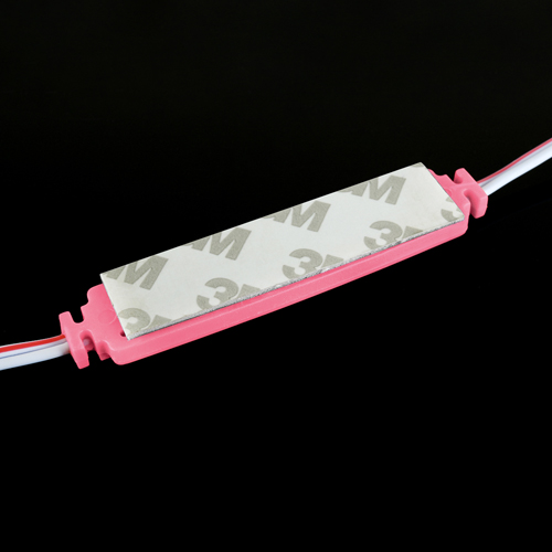 Світлодіодний модуль BRT XG194 5630-3 led W 1,5W PINK, 12В, IP65 рожевий з лінзою полусфера №3