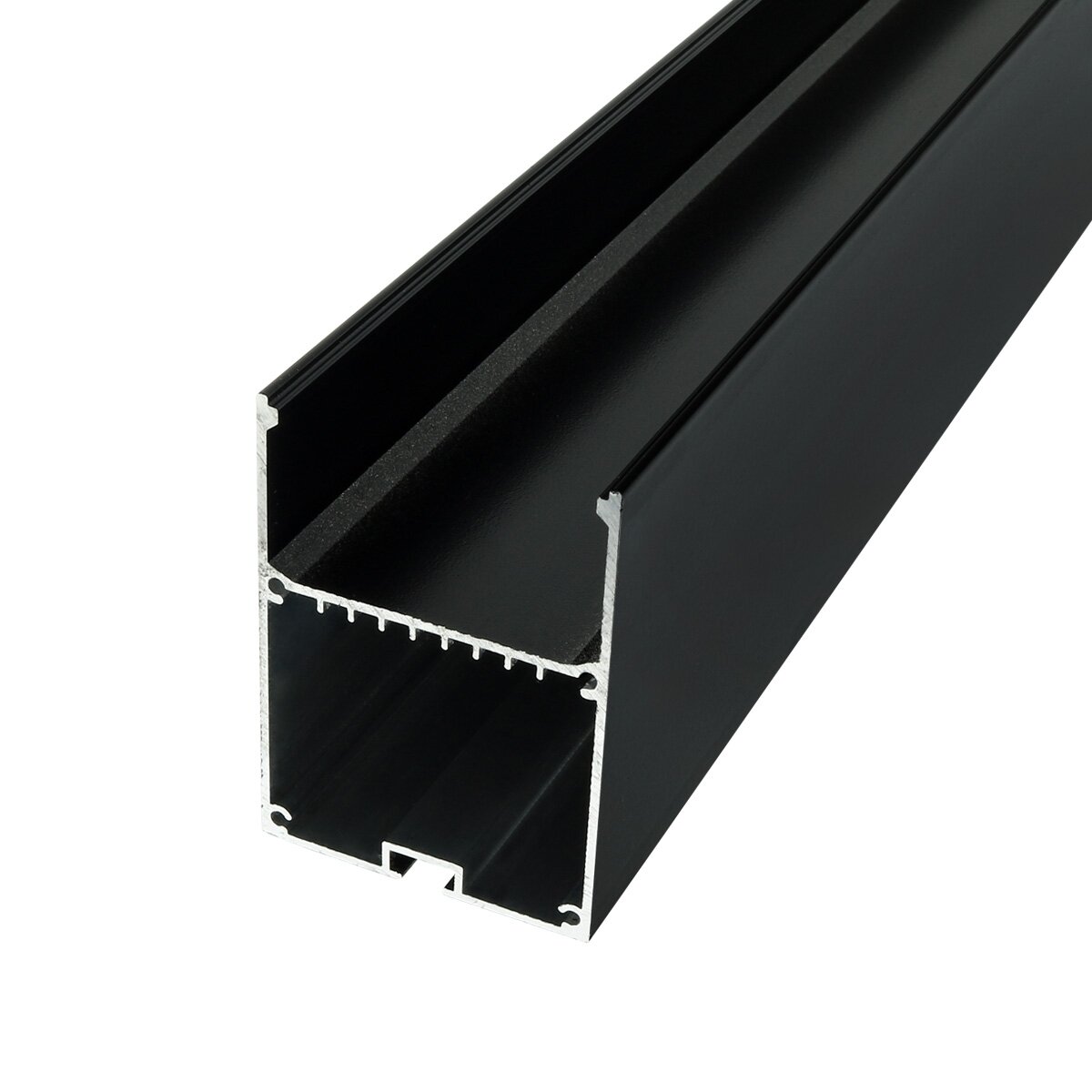 Профіль алюмінієвий BIOM LSB-50B 50*70мм чорний №1