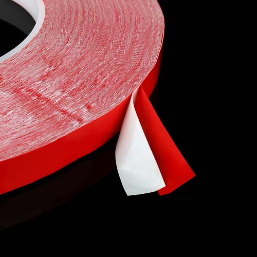 Скотч AT-2s-200-78-50-RED (7,8мм х 50м) тканинна основа, червоний №3