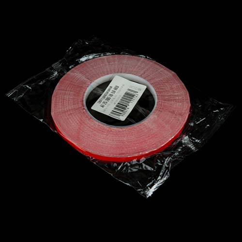 Скотч AT-2s-200-78-50-RED (7,8мм х 50м) тканинна основа, червоний №4