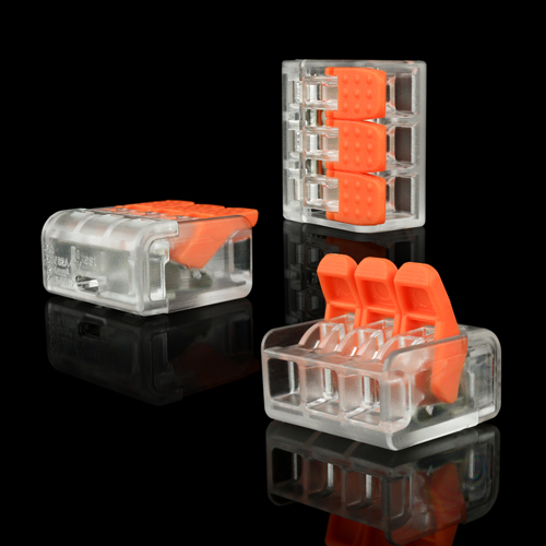 Клема швидкого монтажу WT-463 3 входа 32А 400В 0.14-4mm2 №3