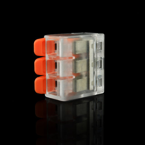 Клема швидкого монтажу WT-463 3 входа 32А 400В 0.14-4mm2 №4