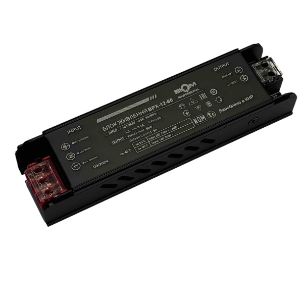 Блок живлення BIOM Professional DC12 60W BPX-12-60 5А №1