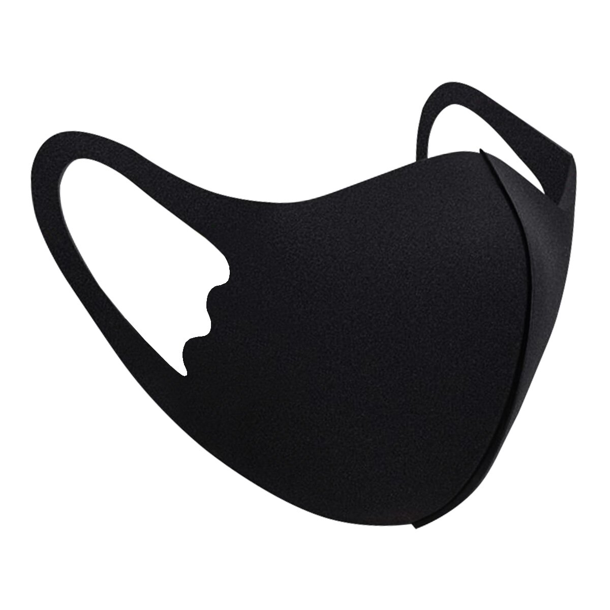 Захисна маска Pitta Black PC-B, розмір: дитячий, чорна №1