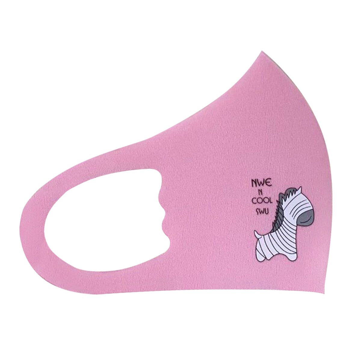 Захисна маска Pitta Pink Zebra PC-P, розмір: дитячий, рожева №2