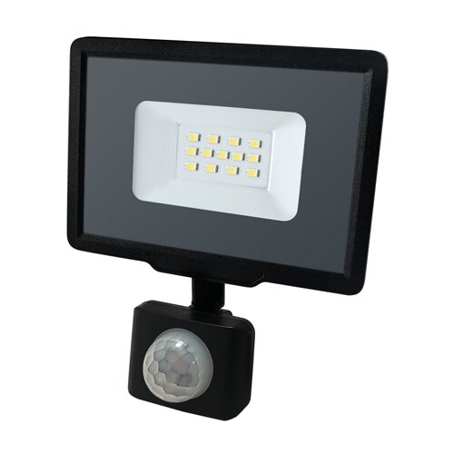 Світлодіодний прожектор BIOM 10W S5-SMD-10-Slim+Sensor 6200К 220V IP65 №1