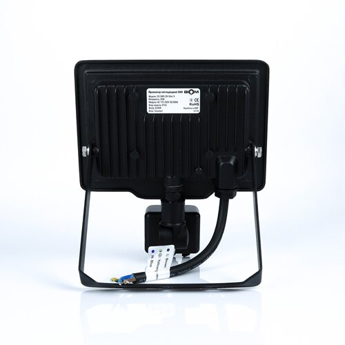 Світлодіодний прожектор BIOM 20W S5-SMD-20-Slim+Sensor 6200К 220V IP65 №3