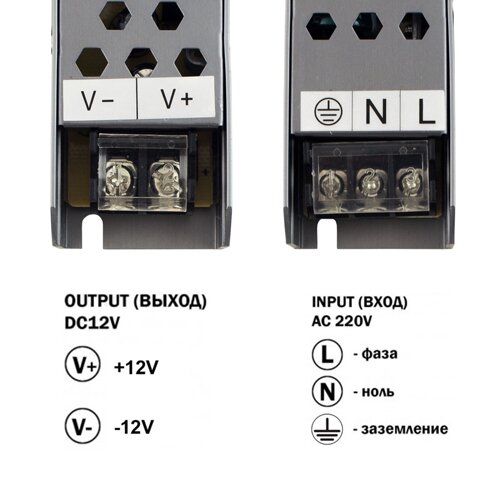 Блок живлення BIOM Professional DC12 60W BPU-60 5А №4