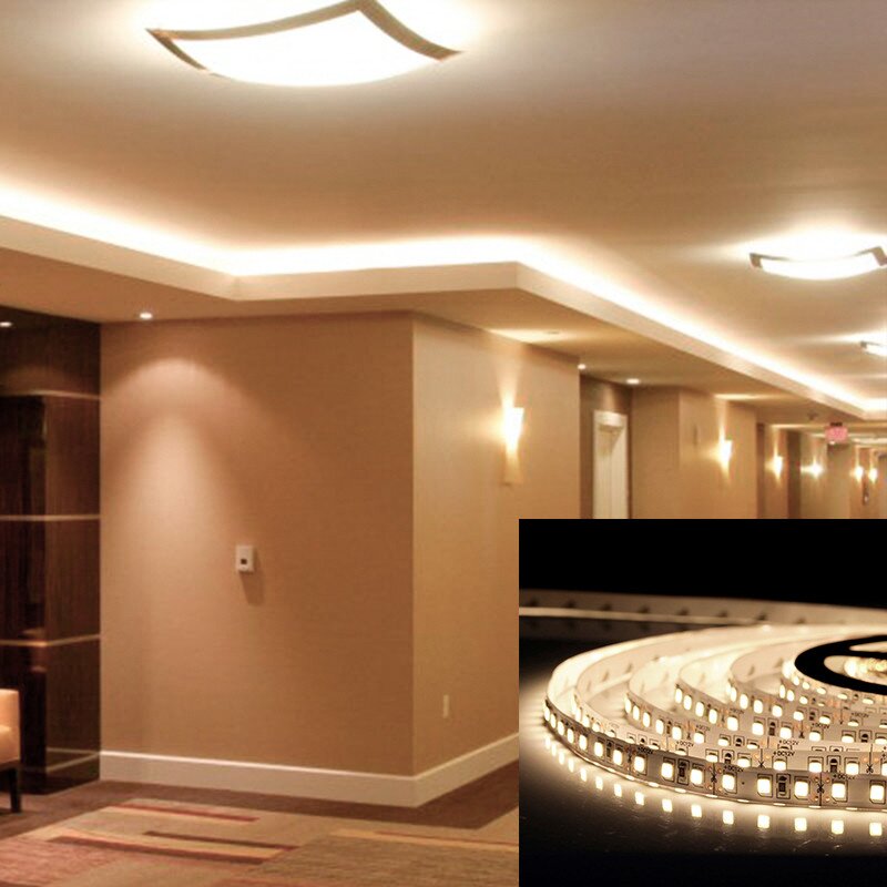 Світлодіодна стрічка B-LED 24V 2835-120 NW IP20 4500К, негерметична, 1м №5