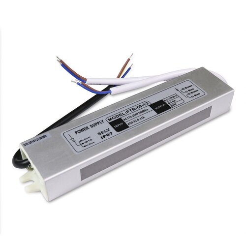 Блок живлення OEM DC12 60W 5А FTR-60-12 WP герметичний №1