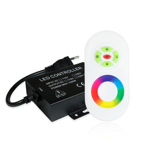 Контроллер RGB 220В OEM 1500W-RF-5 кнопок №1