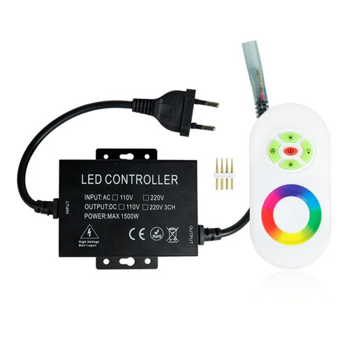 Контроллер RGB 220В OEM 1500W-RF-5 кнопок №2