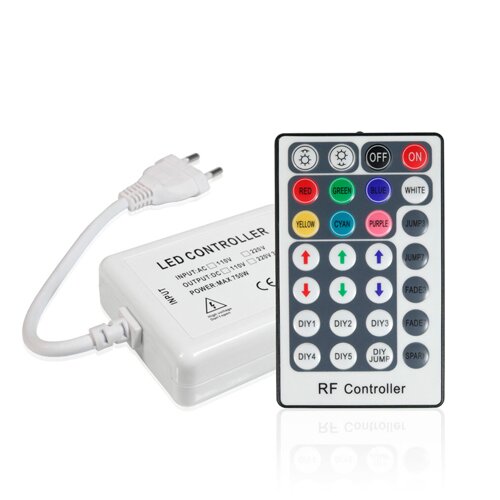 Контроллер RGB 220В OEM 800W-RF-28 кнопок №1