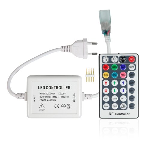 Контроллер RGB 220В OEM 800W-RF-28 кнопок №2