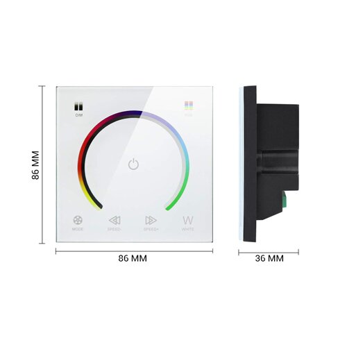 Контролер RGB OEM 12A-Touch white вбудований №3