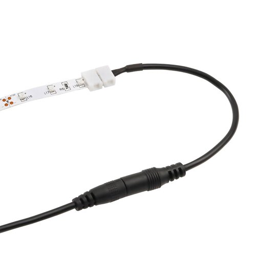 Конектор для свiтлодiодних стрiчок OEM №14 10мм затискач - mini Jack "мама" через дрiт, 15см №3