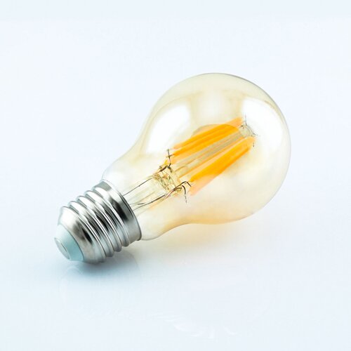 Світлодіодна лампа Biom FL-411 A60 8W E27 2350K Amber №4