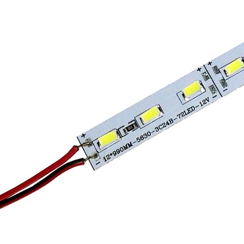 Світлодіодна лінійка BRT 5630-72 led B 24W, 12В, IP20 синій зі скотчем №1