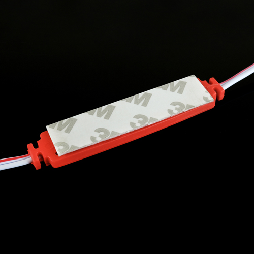 Світлодіодний модуль BRT XG191 5630-3 led W 1,5W RED, 12В, IP65 червоний з лінзою напівсфера №3