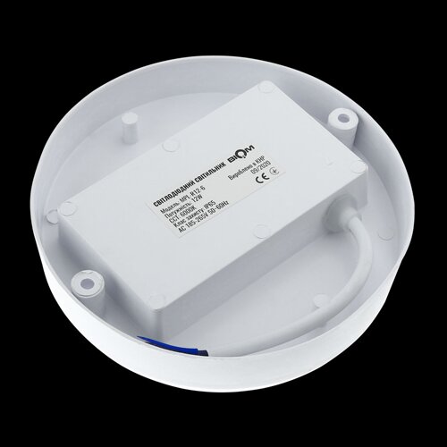 Світильник світлодіодний ЖКХ Biom MPL-R12-6 12Вт 6000К, коло №3