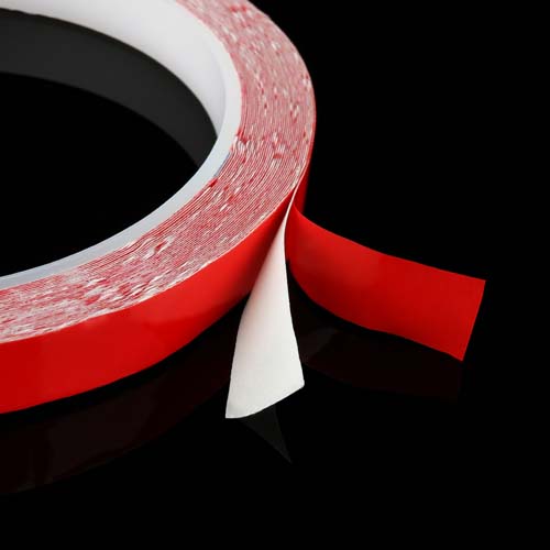 Скотч AT-2s-200-95-10-RED (9,5мм х 10м) тканинна основа, червоний №3