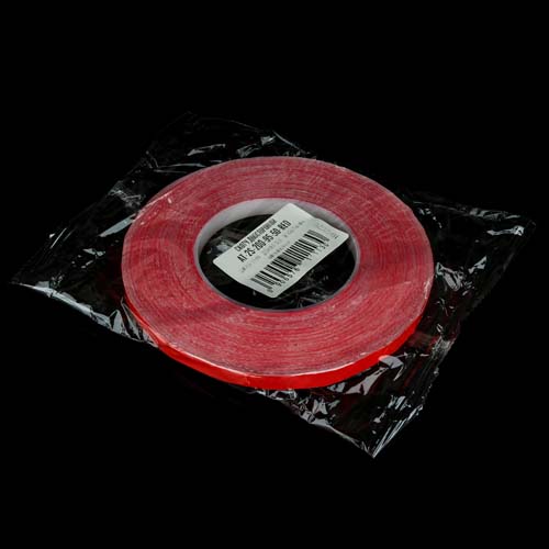Скотч AT-2s-200-95-10-RED (9,5мм х 10м) тканинна основа, червоний №4