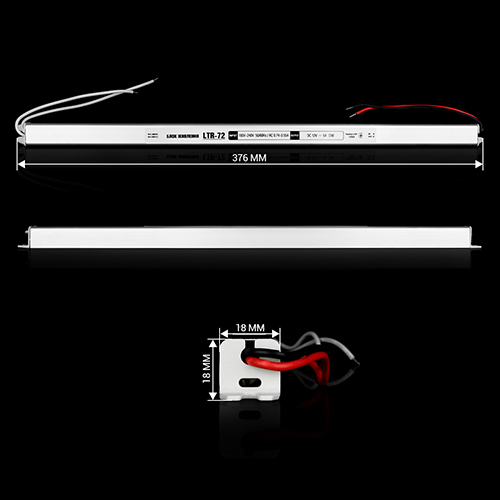 Блок живлення OEM DC12 72W 6А LTR-72-12 stick №2