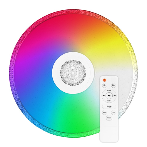 Світильник світлодіодний Biom SMART SML-R29-80-M-FRGB 3000-6000K+ FULL RGB 80Вт с д/к муз. BT APP №1