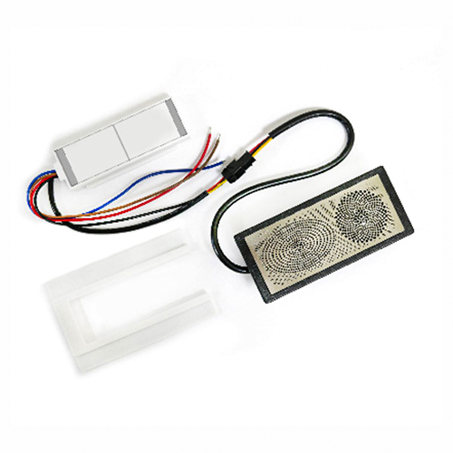 Сенсорний вимикач для зеркал LB-05-ВТ,ДИНАМИК, 2 клавиши, 1*65W, bluetooth, dimmer, DC12-24V №1