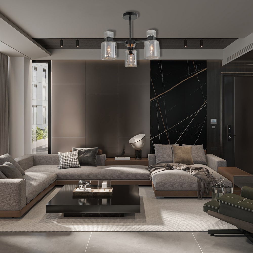 Накладной светильник Ardero BL1130-1 OLIVIA под лампу черный №3