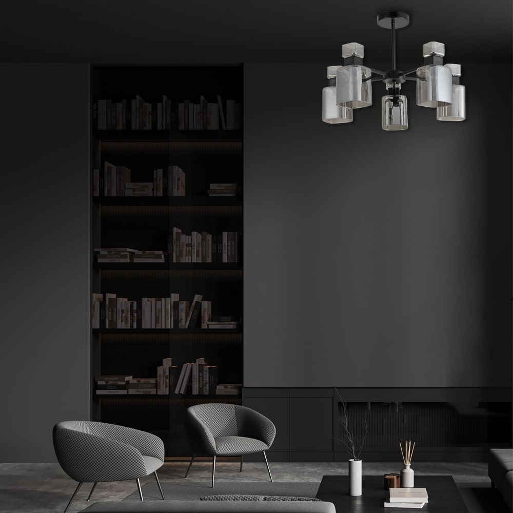 Накладной светильник Ardero BL1150-1 OLIVIA под лампу черный №3
