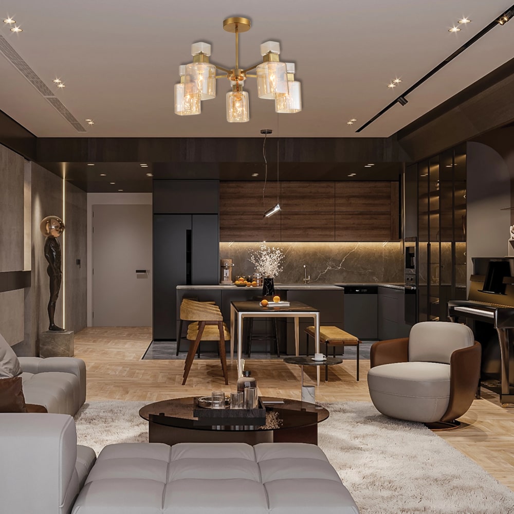Накладной светильник Ardero BL1150-2 OLIVIA под лампу золото №3