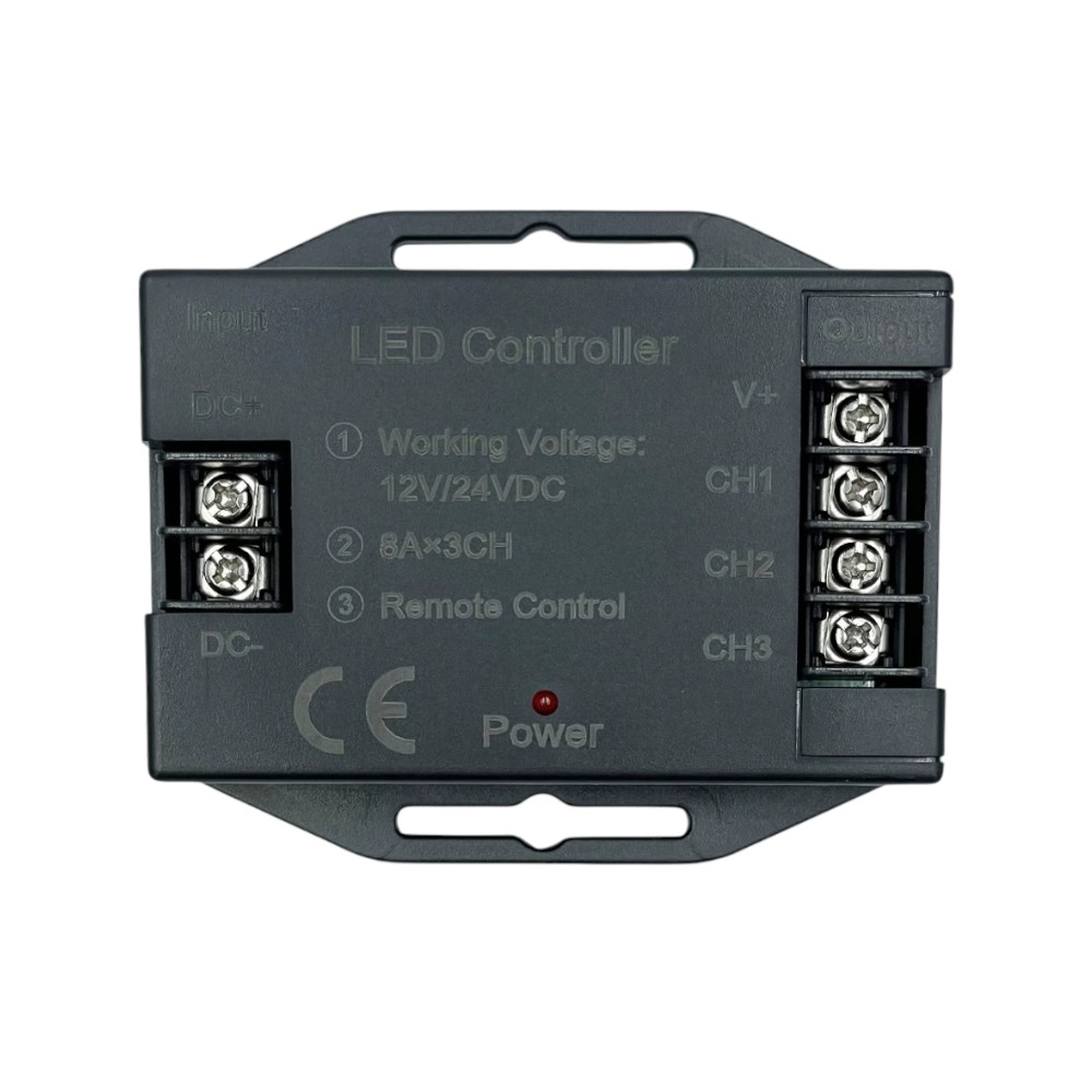 Димер OEM D-24RF8-T-B (8A*3кан) DC12-24V чорний №2