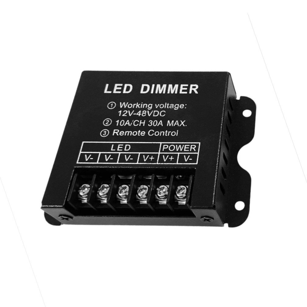 Диммер OEM D-30A-RF23-B DC12-48V (10А 3 канала) чорний №2
