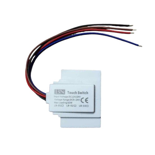 Сенсорний вимикач для дзеркал LB-02, 1 клавіша, 1*65W, dimmer, DC12-24V №1