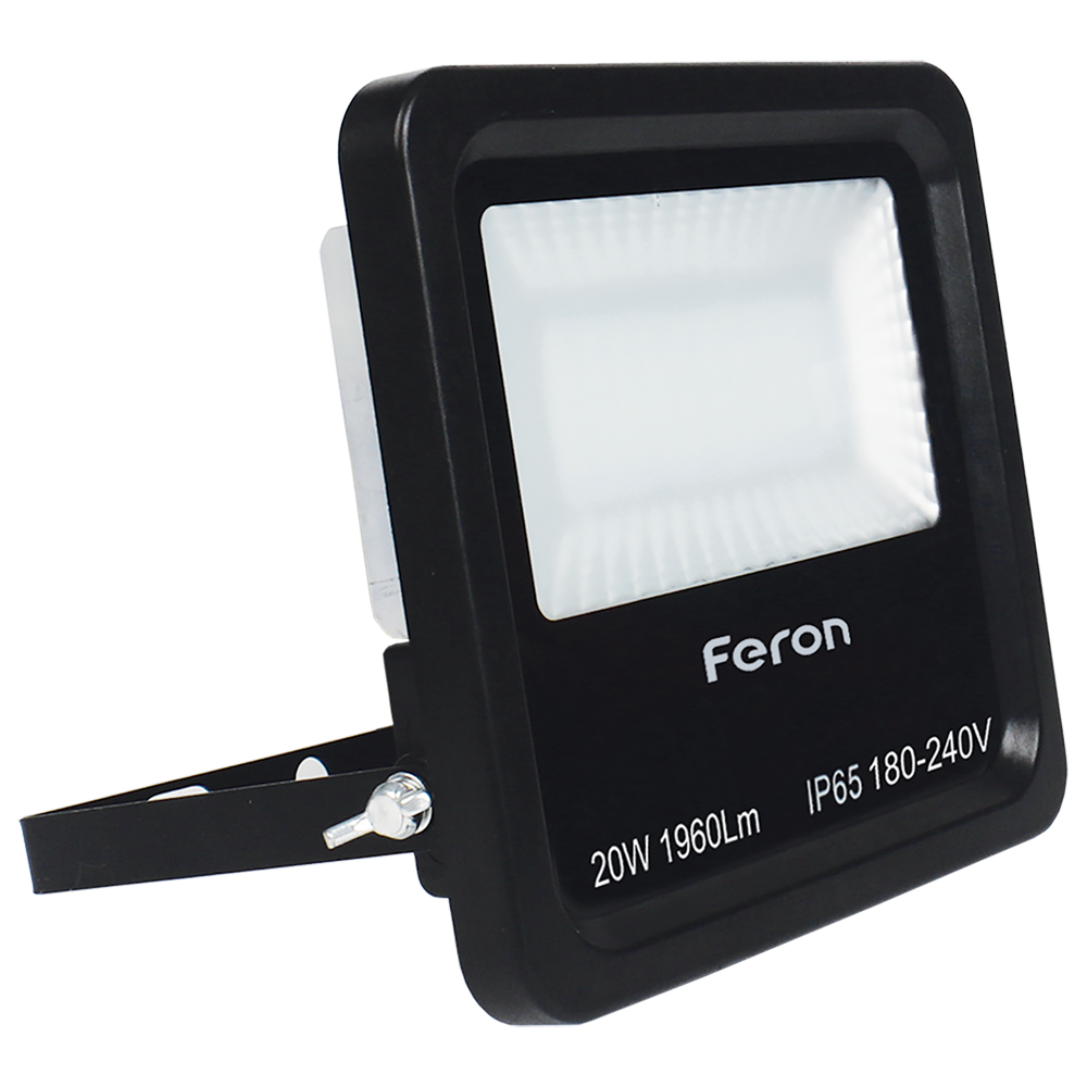 Светодиодный прожектор Feron LL-620 20Вт 6400K черный №1